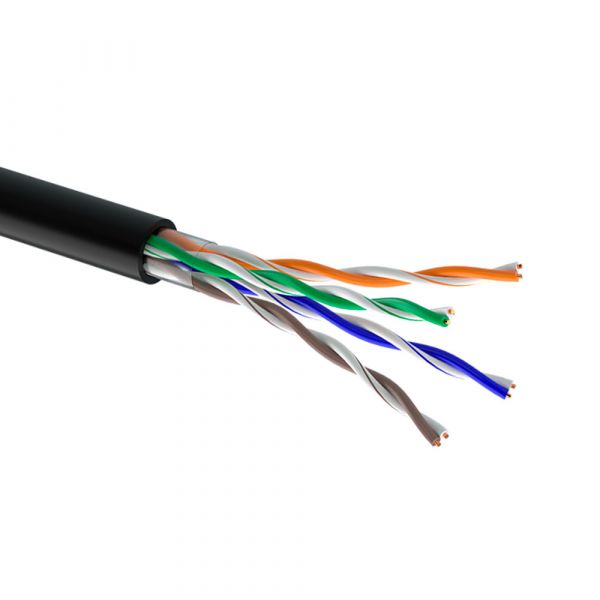 
					Кабель Одескабель КПП-ВП (100) 4 * 2 * 0,51 (U/UTP-cat.5E), СU, ізоляція ПЕ, для зовн. робіт, 305 м.