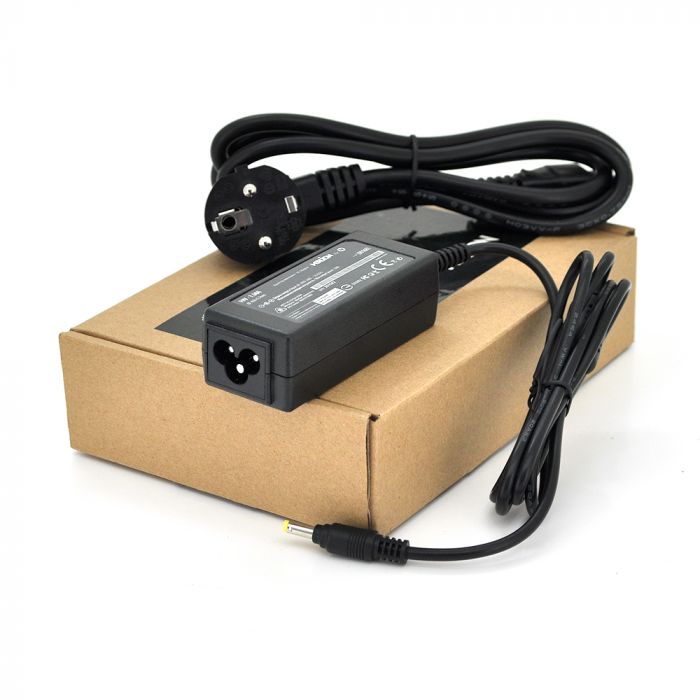 
					Блок живлення MERLION для ноутбукa HP 19V 1.58A (30 Вт) штекер 4,0 * 1,7 мм, довжина 0,9 м + кабель живлення