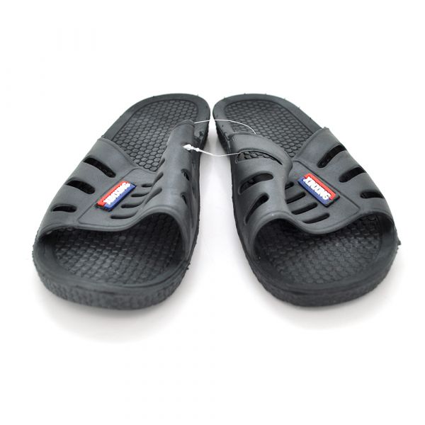 
					М'які тапочки для ванної, чорні 40-41