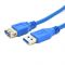 
					Подовжувач USB 3.0 AM / AF, 3.0m,  Blue, пакет