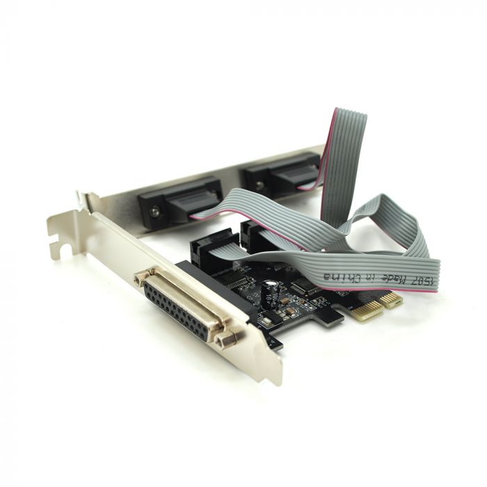 
					Контроллер PCI-E=>2xRS232(9Pin)+LPT(25Pin), TX382A, BOX