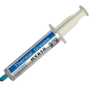
					Паста термопровідна HY-810 5g, шприц, Grey,> 4,63W / m-K, <0.0087 ° C-in² / W, -30 ° ≈280 °, OEM Q20