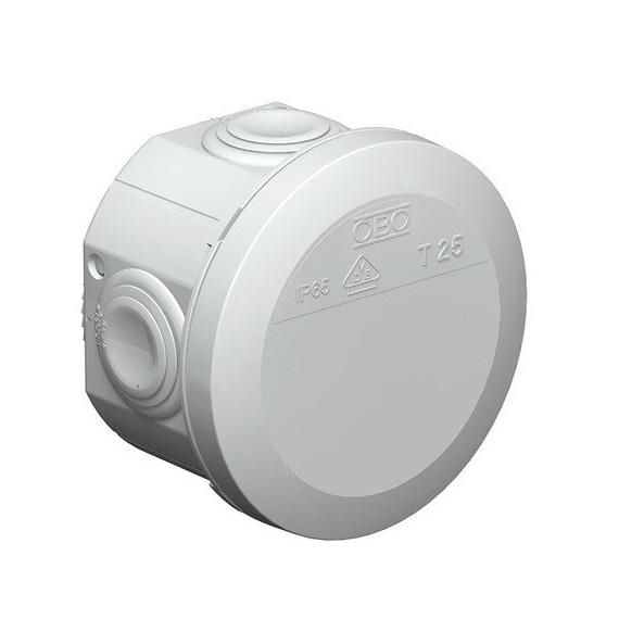 
					Коробка распределительная наружная Т-25 80х51 OBO Bettermann, цвет белый