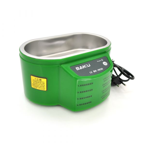 
					Ультразвукова ванна BAKKU BK9030 Один режим роботи (30W), металевий корпус, металева кришка