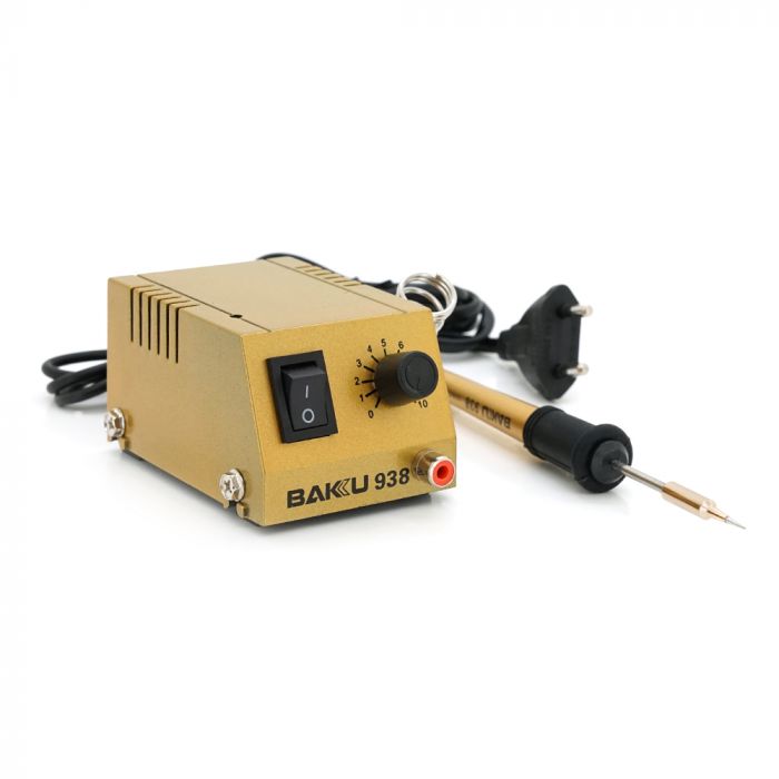 
					Паяльна станція BAKKU BK-938, паяльник з блоком регулювання, Box  (205*138*73) 0,67 кг