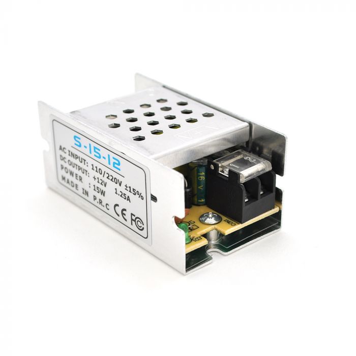 
					Імпульсний блок живлення 12В 1А (12Вт) перфорований