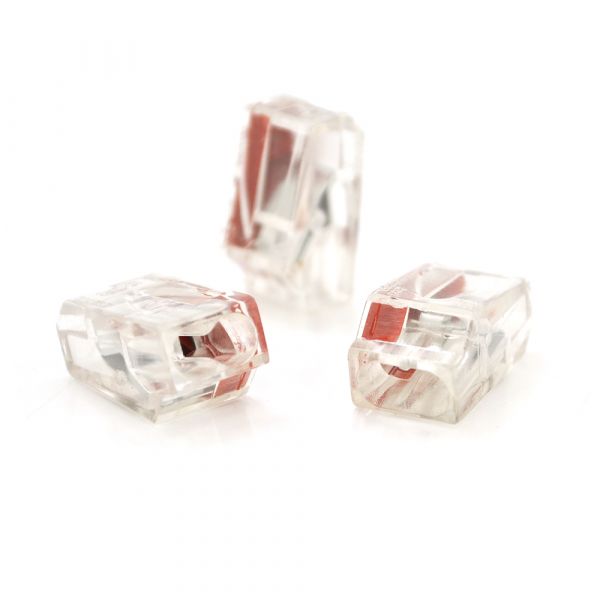 
					Клема з'єднувальна 2-дротова WAGO К773-252 для розподільчих коробок, 2-pin, прозоро-червона