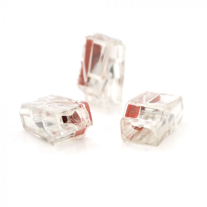 
					Клема з'єднувальна 2-дротова WAGO К773-252 для розподільчих коробок, 2-pin, прозоро-червона