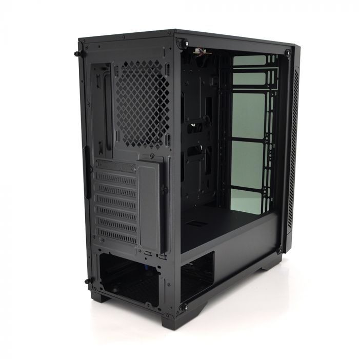 
					Корпус DeepCool MATREXX 55 - 0.5mm ABS+SPCC+закаленное стекло, ITX, 1x3.0 USB, 2xUSB2.0+Audio, Video card≤370mm, (440x210x480mm), без БП, Black