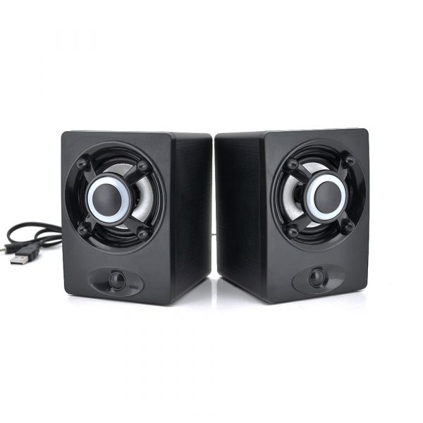 
					Колонки 2.0 JEDEL JNS-65 USB + 3.5mm, 4 "2x3W, 90Hz- 20KHz, з регулятором гучності, Black, BOX, Q30