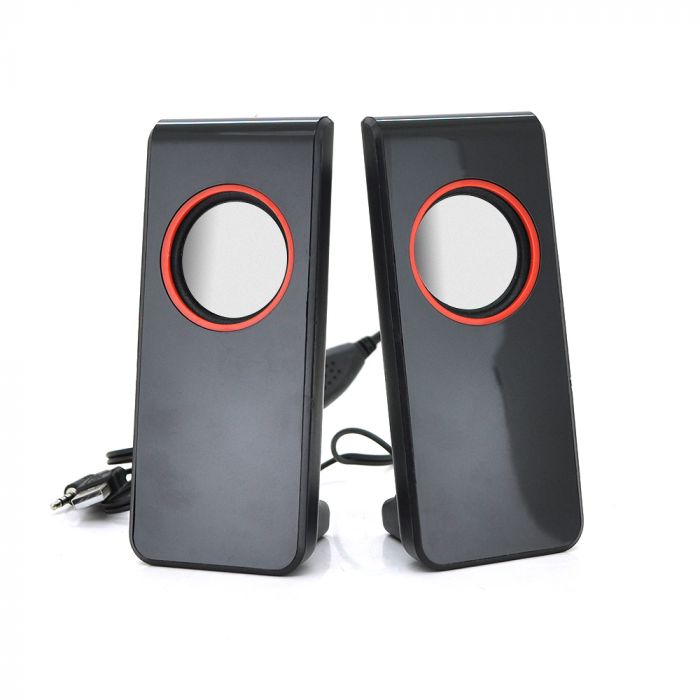 
					Колонки 2.0 JEDEL JNS-26 USB + 3.5mm, 4 "2x3W, 90Hz- 20KHz, з регулятором гучності, Black, BOX, Q20