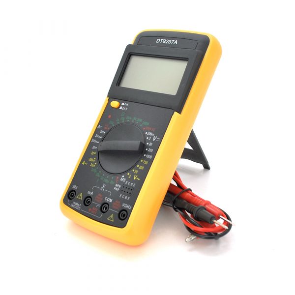 
					Мультиметр DT-9207A Вимірювання: V, A, R, C, T (183 х 90 х 30) 0,318 кг