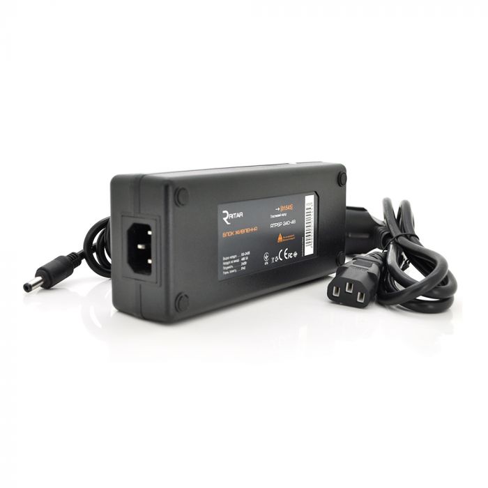 
					Імпульсний блок живлення Ritar RTPSP 48В 5А (240Вт) штекер 5.5 / 2.5 довжина 1м Q100