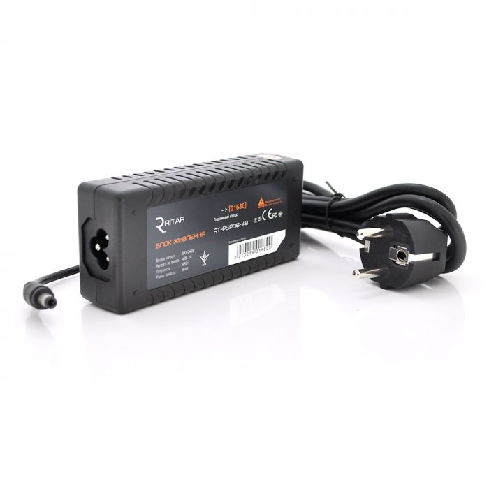 
					Імпульсний блок живлення Ritar RTPSP 48В 2А (96Вт) штекер 5.5 / 2.5 довжина 1м Q50