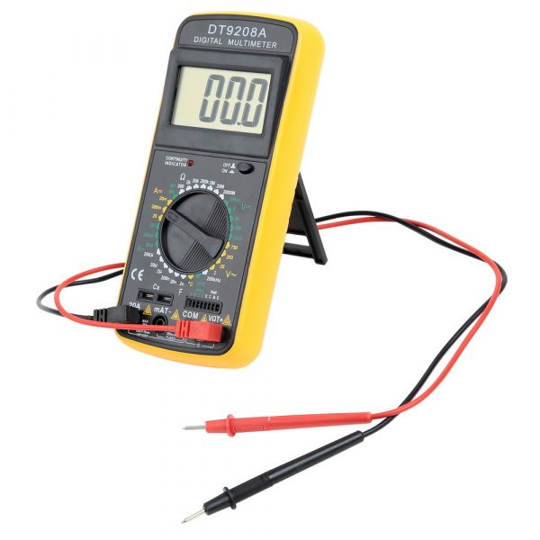 
					Мультиметр DT-9208A (186 х 86 х 41) Вимірювання: V, A, R, C, F, T (186 х 86 х 41) 0.318 кг