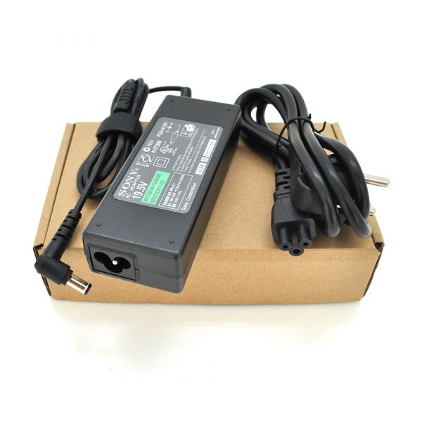 
					Блок живлення MERLION для ноутбука SONY 19.5V 4.7A (90 Вт) штекер 6.5 * 4.4мм, довжина 0,9 м + кабель живлення