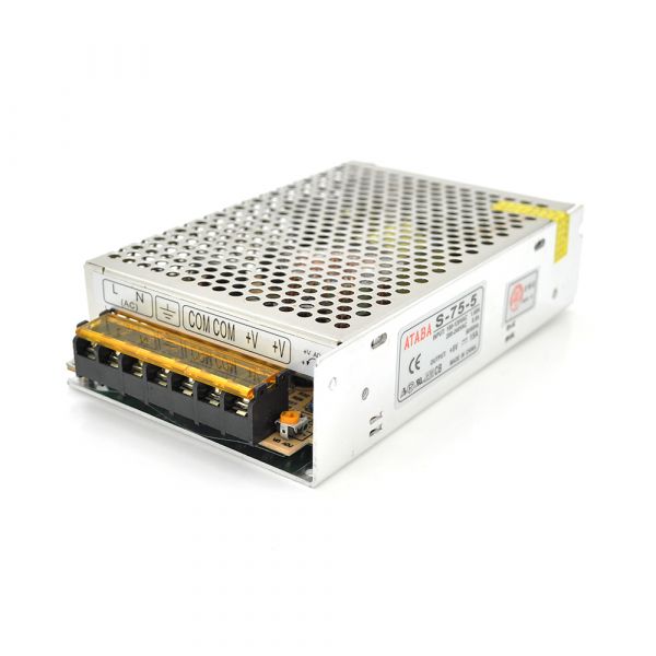 
					Імпульсний блок живлення 5В 15А (75Вт) перфорований