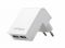 Зарядний пристрій EnerGenie EG-U2C2A-02-W (2 USB, 2.1A) білий