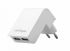 Зарядний пристрій EnerGenie EG-U2C2A-02-W (2 USB, 2.1A) білий