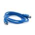 
					Кабель USB 3.0 AM/BM 1,5 м blue для периферии