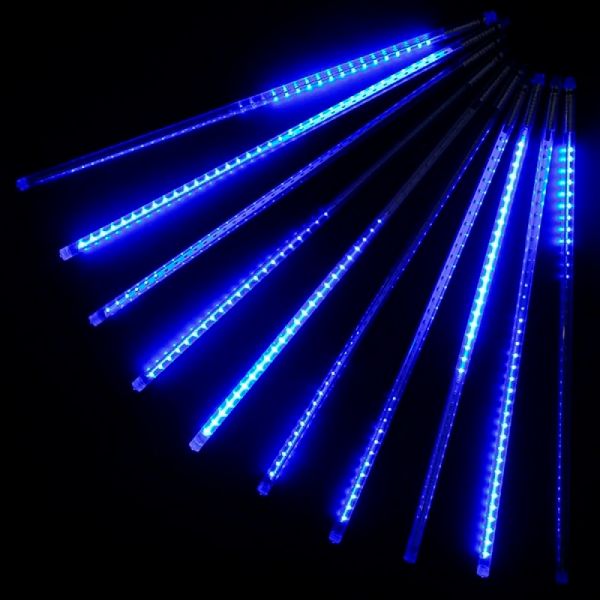 
					Гірлянда 8 * 50cm (Бурулька) Blue, 3 метра, прозора ізоляція, BOX