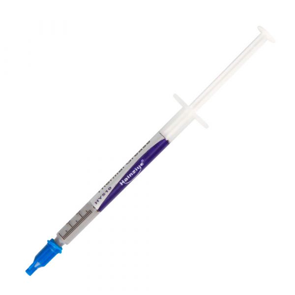 
					Паста термопровідна HY-510 1g, шприц, Grey,> 1,93W / m-K, <0.225 ° C-in² / W, -30 ° ≈300 °, OEM Q50