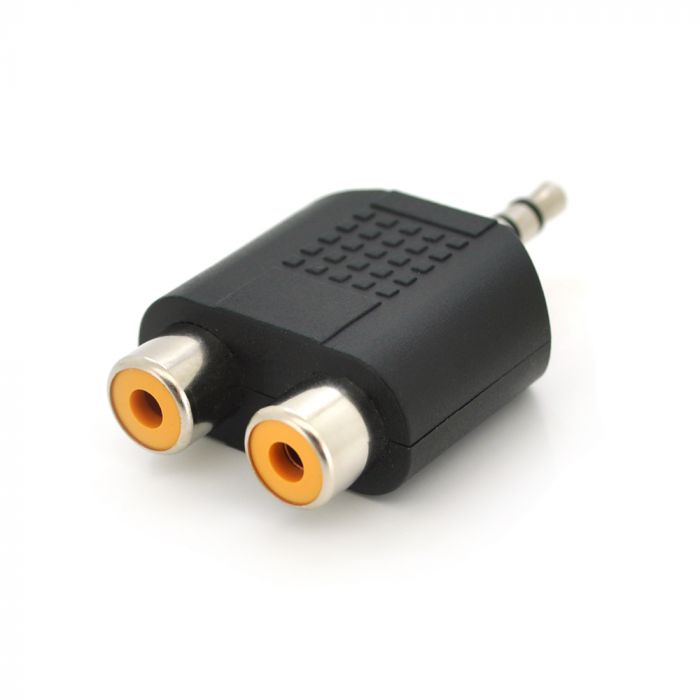 
					Перехідник Jack 3.5 (тато) / 2 RCA (мама), Техпакет, Q100