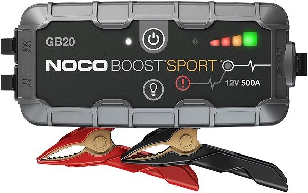Пуско-зарядний пристрій Noco GB20 Boost Sport 500A UltraSafe Lithium Jump Starter, IP65, Power Bank