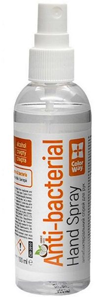 Антисептик спиртовий ColorWay CW-3911 для дезінфекції рук (кокос) 100мл (CW-3911)