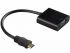
					Конвертер mini HDMI (тато) на VGA (мама) 30cm, Black, 4K / 2K, Пакет