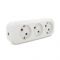
					Блок розеток для подовжувача 220V MERLION MBR-3W, 3 гнізда без заземлення Q115