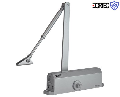 
					Доводчик DT-65 зусилля 85-120 кг розмір 223x45x72, срібло