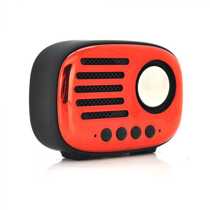 
					Колонка A4 Bluetooth 4.1 до 10m, 1х5W, 4Ω, 600mAh, ≥90dB, TF card/USB, DC 5V, Red