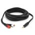 
					Кабель DC3.5 (тато) => 2хRCA (тато), GOLD Jack, CU, Stereo, круглий, Black, 1,8 м, (Пакет) преміум Q200