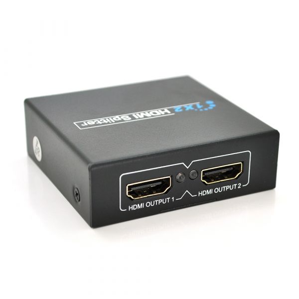 
					Активний HDMI сплитер 1 => 2 порту, 1080р, DC5V / 2A Q50