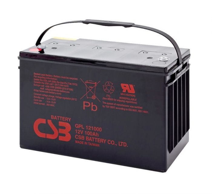 
					Акумуляторна батарея CSB GPL121000, 12V 100Ah (343х168х215 (220)