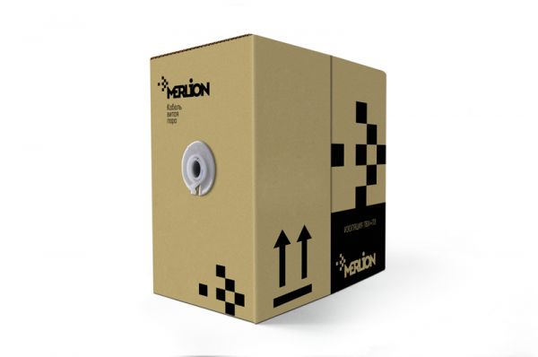 
					Кабель КНПЕт FTP (4 * 2 * 0.5) 4p 24 AWG, Merlion, (CCA), ізоляція ПВХ + ПЕ, екран для зовн. робіт з тросом, 305м, Black, Corton BOX (450x450x500) Q1