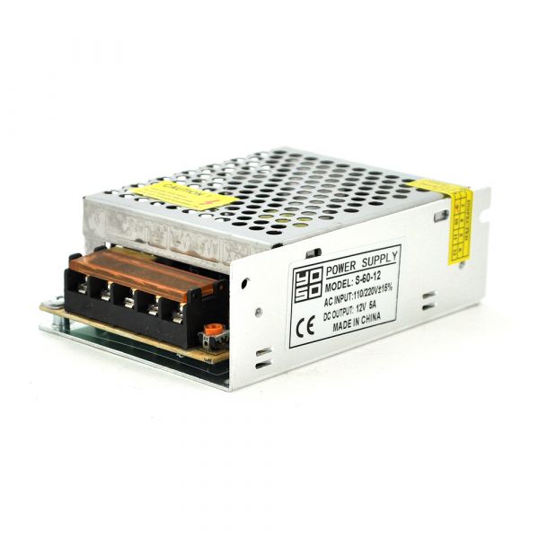 
					Імпульсний блок живлення YOSO 12В 3А (35Вт) S-36-12 перфорований Q120 (112x77x36mm)