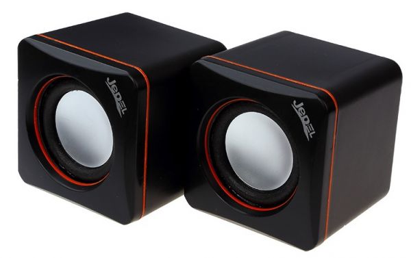 
					Колонки 2.0 JEDEL JD-CK4 USB + 3.5mm, 2x3W, 90Hz- 20KHz, з регулятором гучності, Black, BOX, Q80