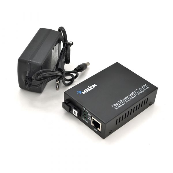 
					Медіаконвертер Merlion B (IC + 113), 1550 WDM одноволоконний Full / Half duplex, SC 25km (0 +70° C), + блок живлення 5V 1A Q50