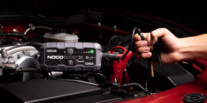 Пуско-зарядний пристрій Noco GBX45 Boost Sport 1250A UltraSafe Lithium Jump Starter, IP65, Power Bank