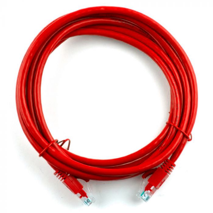 
					Патч-корд литий RITAR, UTP, RJ45, Cat.5e, 5m, червоний, Cu (мідь)