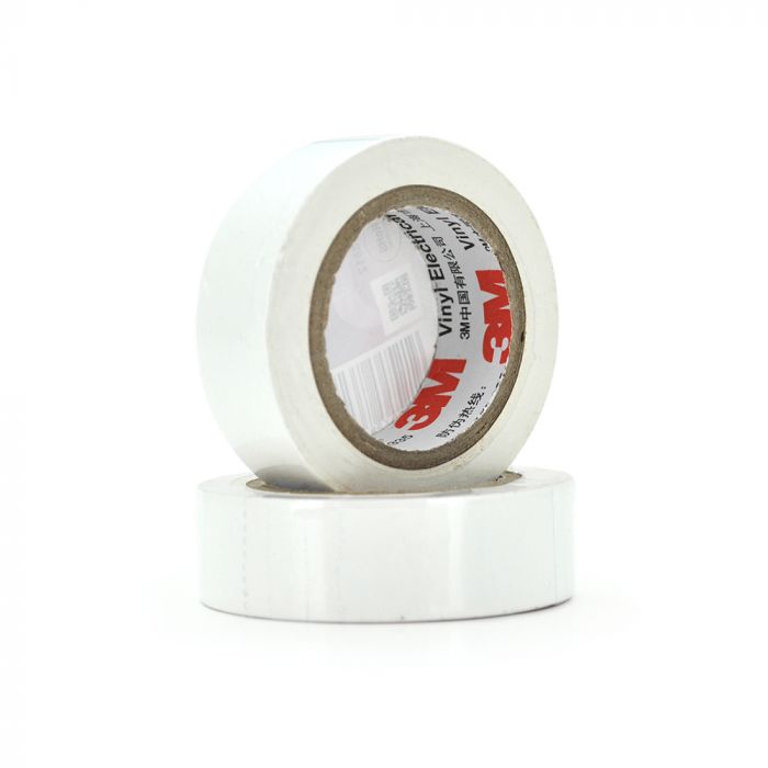 
					Ізолента 3M 0,13мм * 18мм * 10м (біла), діапазон робочих температур: від - 10 ° С до + 80 ° С, висока якість !!!, 10 штук в упаковці, ціна за штуку