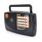 
					Радіоприймач KIPO KB-308, FM радіо, AUX, корпус пластмас, Black, BOX