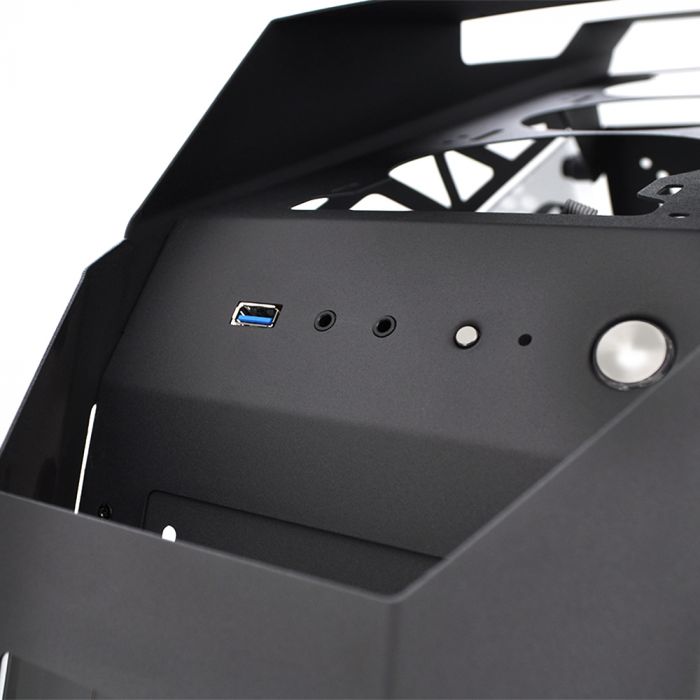 
					Корпус комп'ютерний - 0.8mm SPCC, ATX, 2x3.0 USB+Audio, Black/Orange, (755x220x595mm), без БЖ