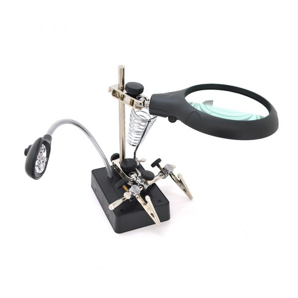 
					Тримач "третя рука" MG16129-C, діаметр 90мм, 2,5Х-10Х