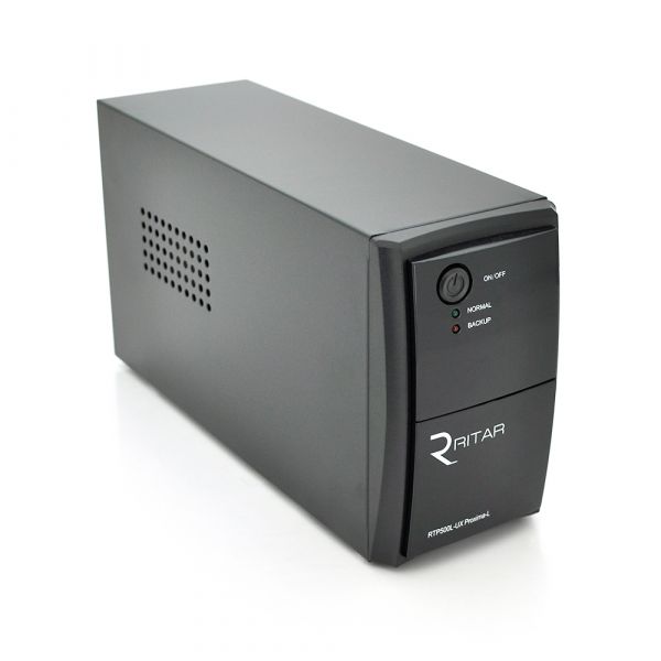 
					ДБЖ Ritar RTP500L-UX-IEC (300W) Proxima-L, LED, AVR, 3st, USB, 4xIEC-320 C14, 145-290Vac, 1x12V4.5Ah, plastik Case (314 x 97 X 143) 4 кг Q4