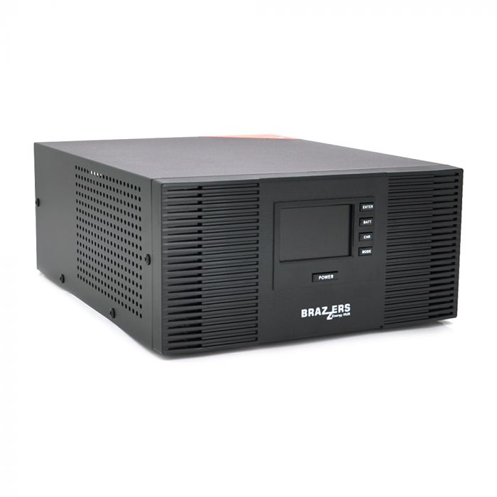 
					Інвертор BRAZZERS BRSW-LFP-1200-12 (1000Вт), під зовнішній АКБ 12V(LiFePo4/GEL/AGM), струм заряду 10/20A, BOX