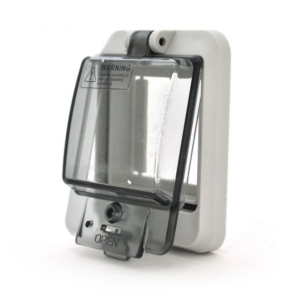 
					Бокс під автомати на 2 модулі врізний з кришкою  IP66 + кронштейн