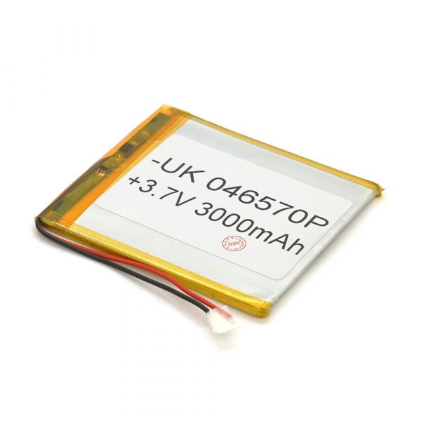 
					Літій-полімерний акумулятор 4 * 60 * 75mm (Li-ion 3.7В 2800мА·ч)